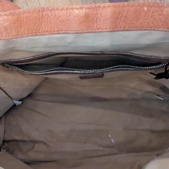 Madewell Brown and Black Leather Crossbody Satchel Bag - Picture 4 of 7